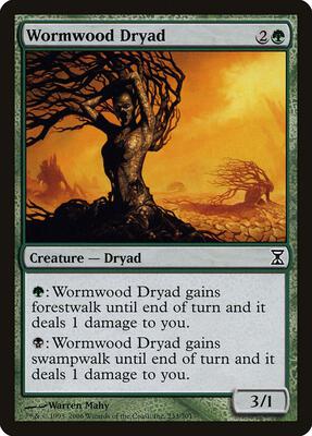 Wormwood Dryad card from Time Spiral