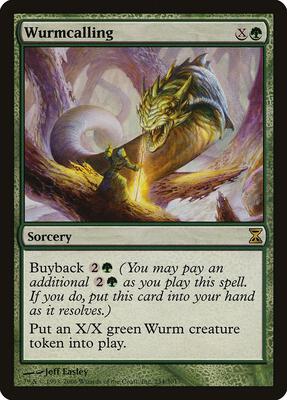 Wurmcalling card from Time Spiral