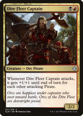 Dire Fleet Captain card from Ixalan