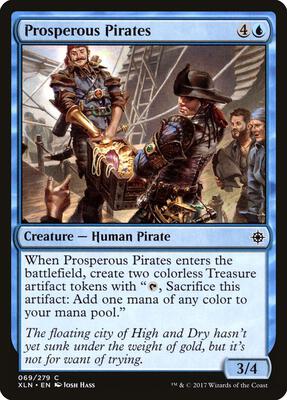 Prosperous Pirates card from Ixalan