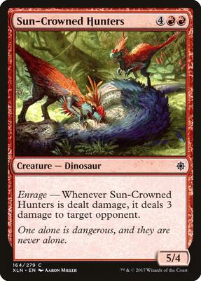 Sun-Crowned Hunters card from Ixalan