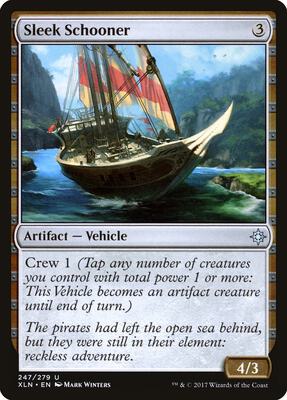 Sleek Schooner card from Ixalan