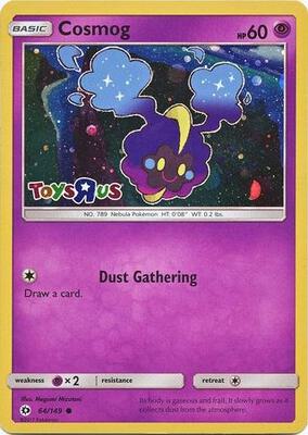Cosmog - 64/149 (Toys R Us Promo) card from Miscellaneous Cards & Products