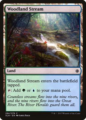Woodland Stream card from Ixalan