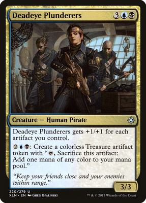 Deadeye Plunderers card from Ixalan