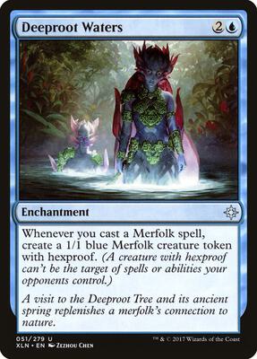 Deeproot Waters card from Ixalan