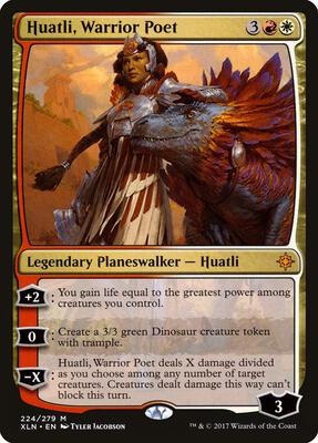Huatli, Warrior Poet card from Ixalan