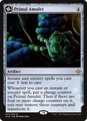 Primal Amulet card from Ixalan