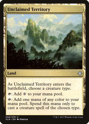 Unclaimed Territory card from Ixalan