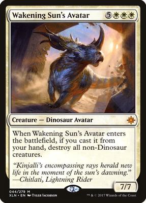 Wakening Sun's Avatar card from Ixalan