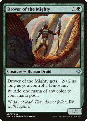 Drover of the Mighty card from Ixalan