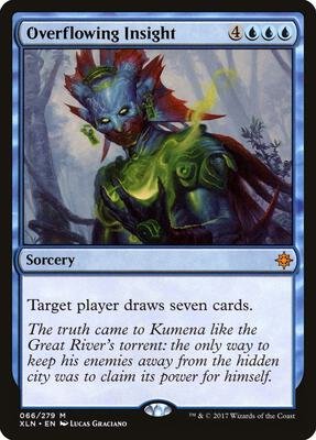 Overflowing Insight card from Ixalan