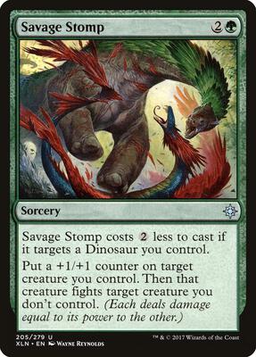 Savage Stomp card from Ixalan