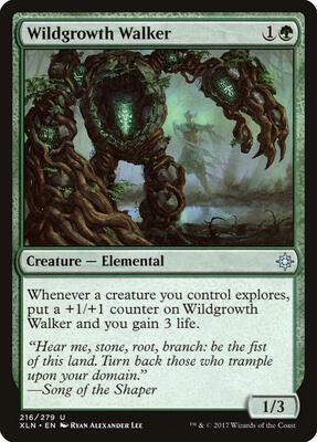 Wildgrowth Walker card from Ixalan