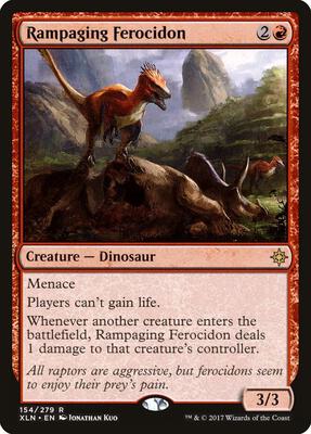 Rampaging Ferocidon card from Ixalan