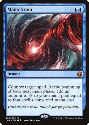Mana Drain card from Iconic Masters