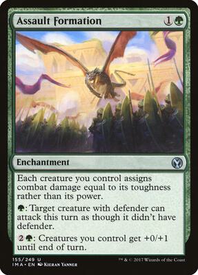 Assault Formation card from Iconic Masters