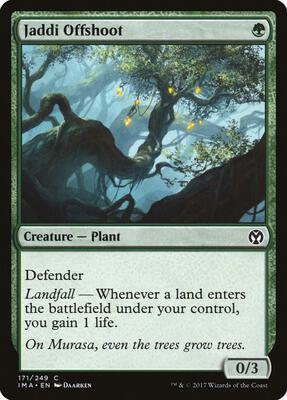 Jaddi Offshoot card from Iconic Masters