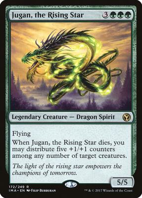 Jugan, the Rising Star card from Iconic Masters