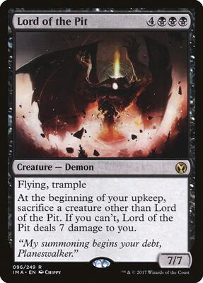 Lord of the Pit card from Iconic Masters