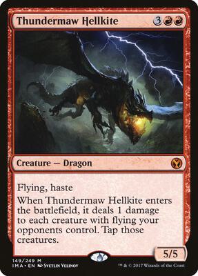 Thundermaw Hellkite card from Iconic Masters