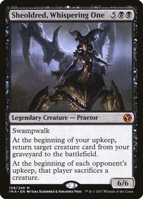 Sheoldred, Whispering One card from Iconic Masters