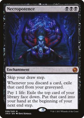 Necropotence card from Iconic Masters