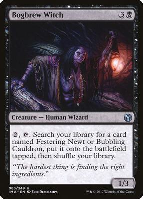 Bogbrew Witch card from Iconic Masters