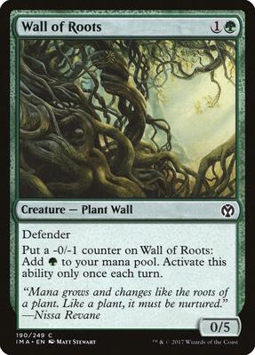 Wall of Roots card from Iconic Masters