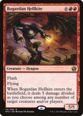 Bogardan Hellkite card from Iconic Masters