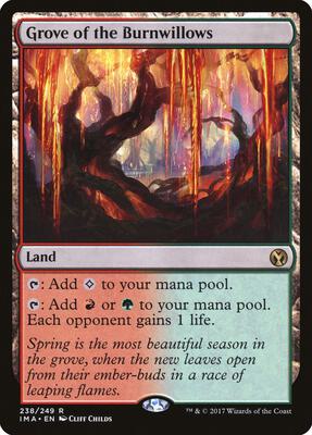 Grove of the Burnwillows card from Iconic Masters