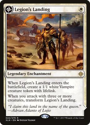 Legion's Landing card from Ixalan