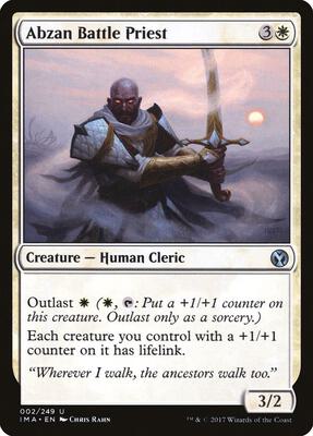 Abzan Battle Priest card from Iconic Masters