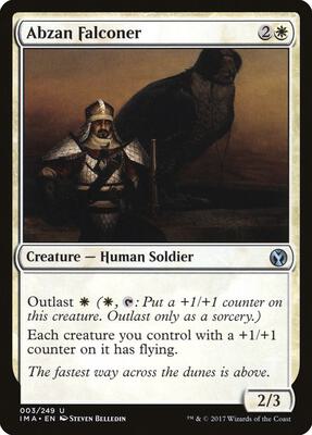 Abzan Falconer card from Iconic Masters