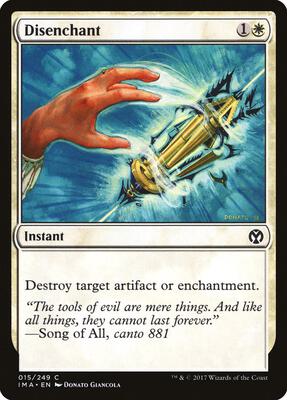 Disenchant card from Iconic Masters