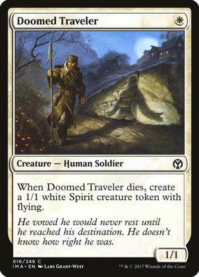 Doomed Traveler card from Iconic Masters