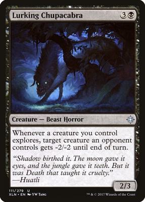 Lurking Chupacabra card from Ixalan