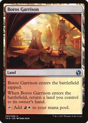 Boros Garrison card from Iconic Masters