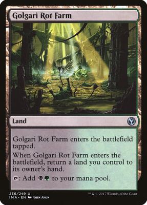 Golgari Rot Farm card from Iconic Masters