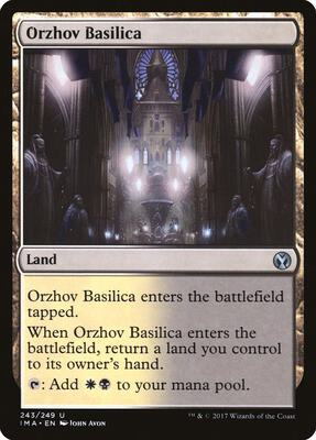 Orzhov Basilica card from Iconic Masters