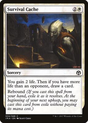 Survival Cache card from Iconic Masters