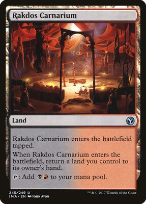Rakdos Carnarium card from Iconic Masters