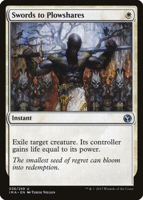 Swords to Plowshares card from Iconic Masters