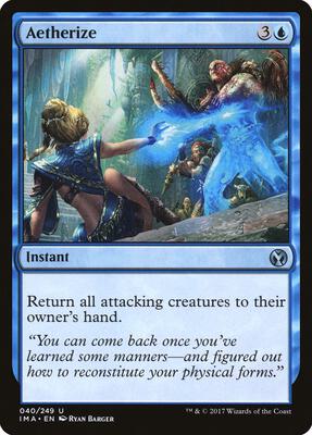 Aetherize card from Iconic Masters