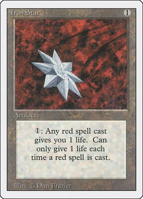 Iron Star card from Revised Edition