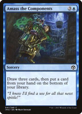 Amass the Components card from Iconic Masters