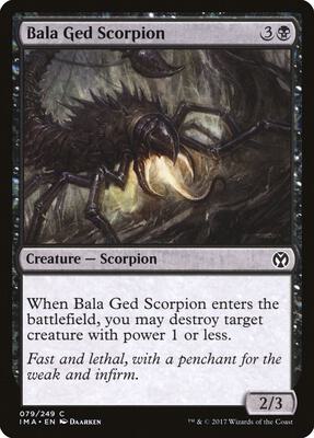 Bala Ged Scorpion card from Iconic Masters