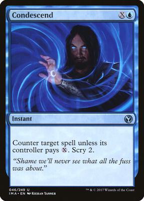 Condescend card from Iconic Masters