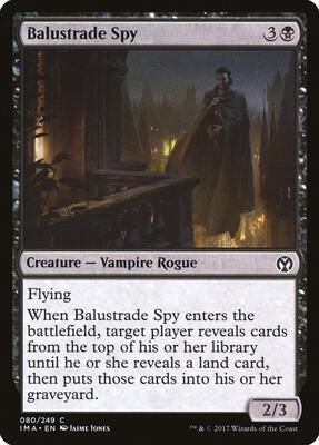 Balustrade Spy card from Iconic Masters