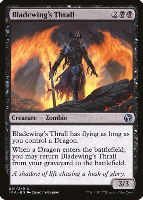 Bladewing's Thrall card from Iconic Masters
